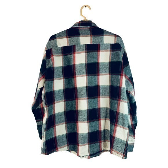 Northwest Territory Plaid Collared Long Sleeve Button Down Shirt Black Size XL - Picture 5 of 8